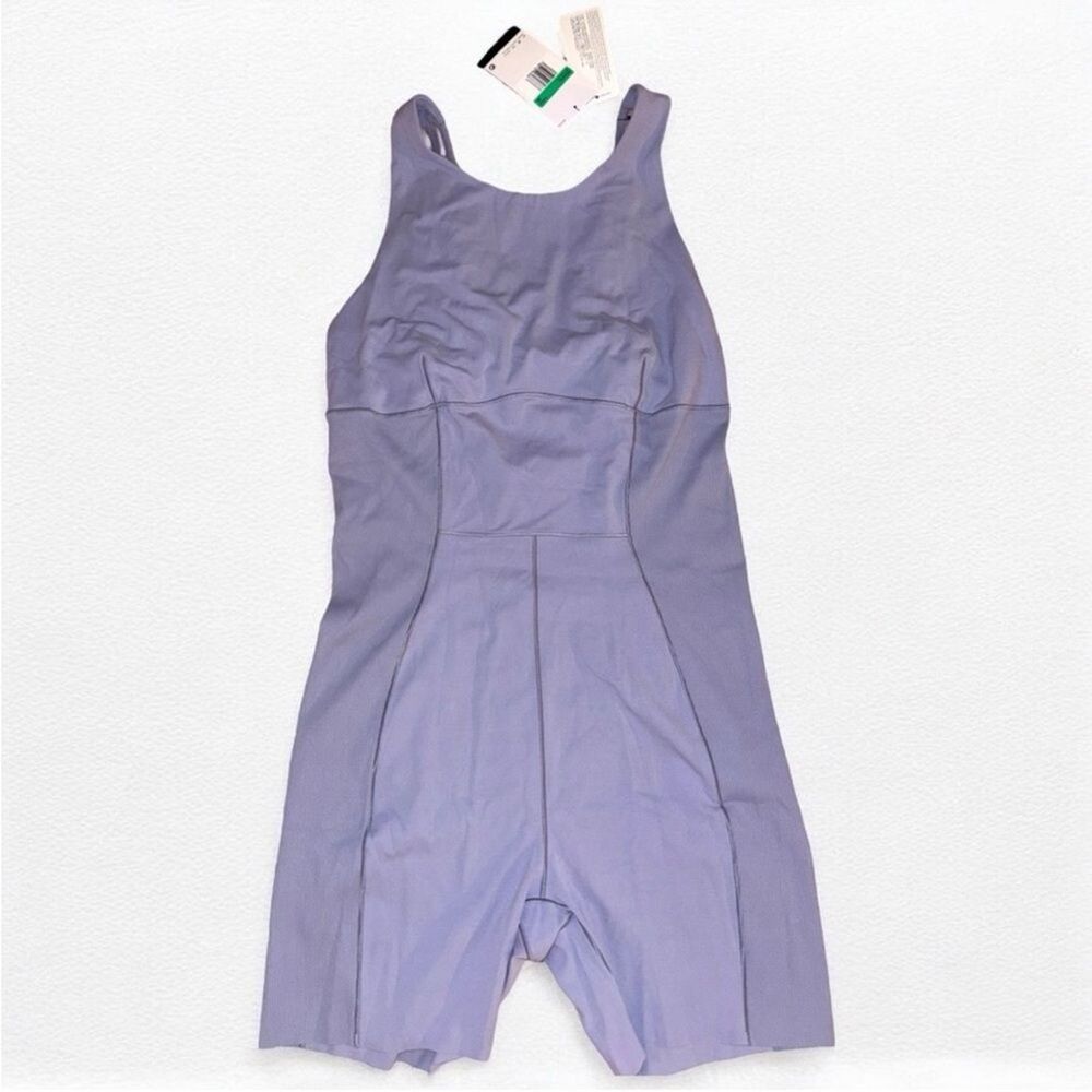 Nike Yoga Dri-Fit Luxe Women’s 5" Jumpsuit Lavender Purple size XL NWT